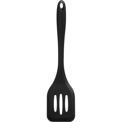 Premier Housewares Zing Black Silicone Slotted Turner