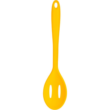 Premier Housewares Zing Yellow Silicone Slotted Spoon