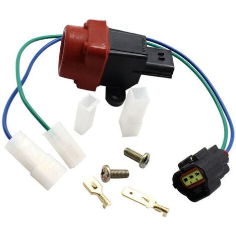 EURITECSA Premier interrupteur à inertie, capteur de collision de véhicule, allumage standard, pompe à carburant électrique - Le noir