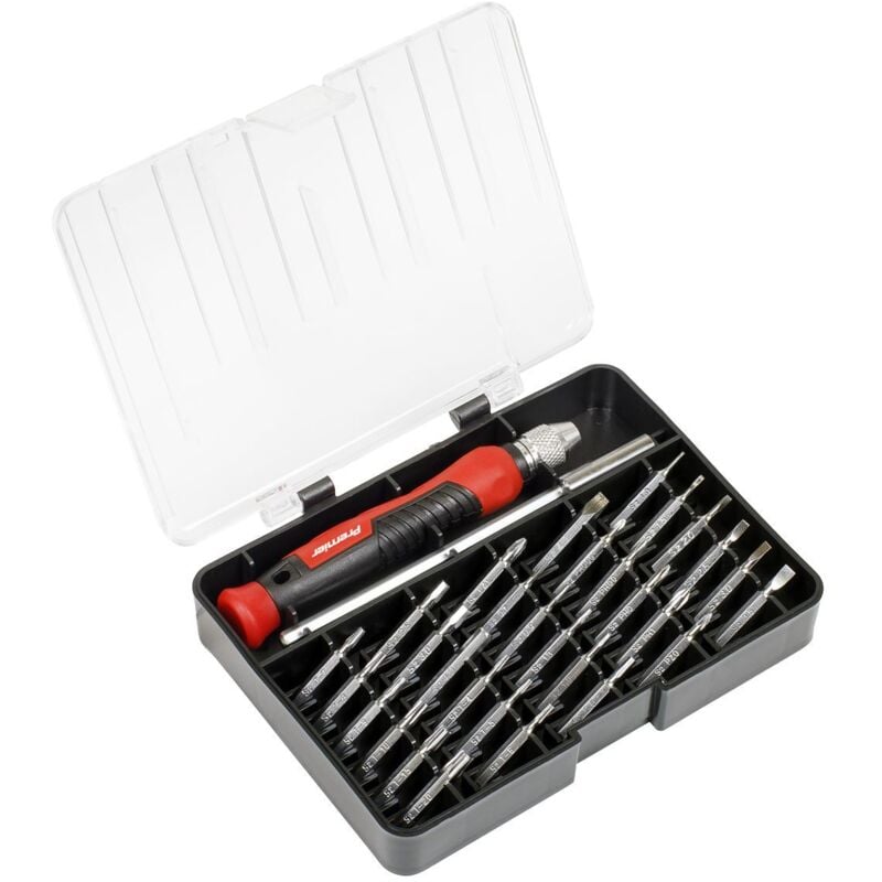 Premier - Sealey AK97328 Precision Bit Screwdriver Set 32pc