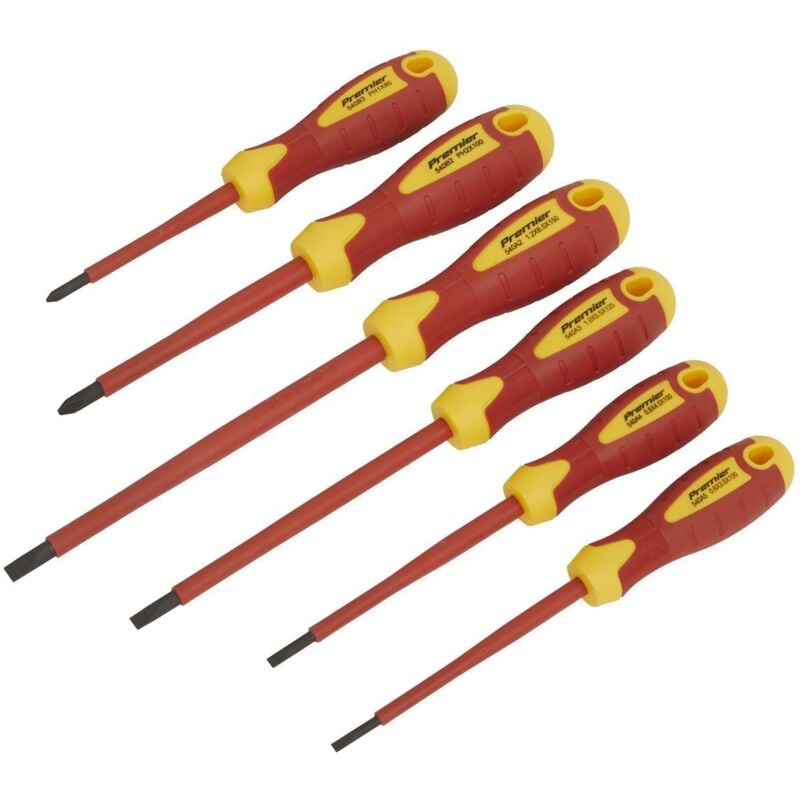 Premier - Sealey AK6130 Screwdriver Set 6pc - vde Approved