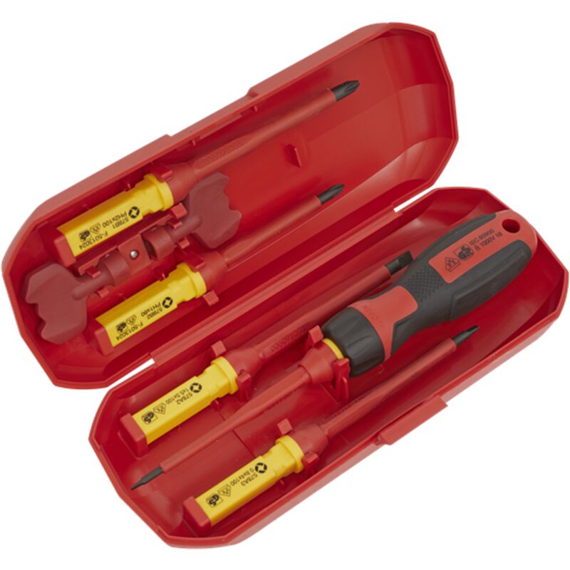 Screwdriver Set Interchangeable 8pc - vde Approved - AK61280 - Premier