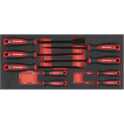 Premier Scraper & Hook Set with Tool Tray 9 Piece