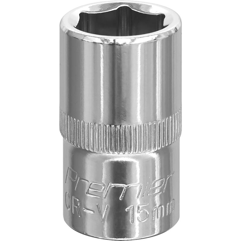 Sealey SP1215 Premier Fully Polished Socket 1/2