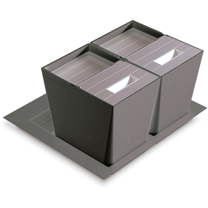 

Gollinucci - Premiere Cubos M90 Inox-Antracita - Antracita / Inox