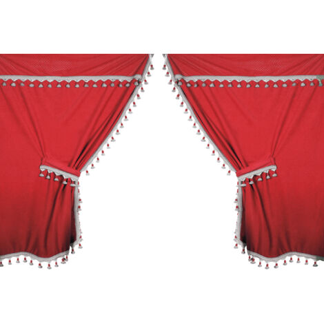 Premiere, Set Tende In Microfibra Per Camion - Rosso