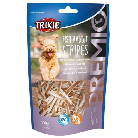 Premio fish rabbit stripes 100 g