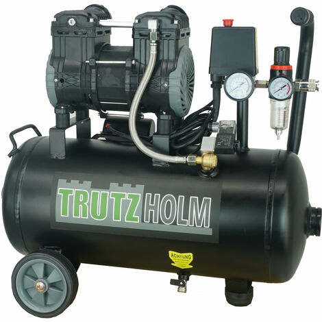 Premium Brushless Silent Flüsterkompressor 24L Kompressor leise 900 W, 62dB, 8 bar