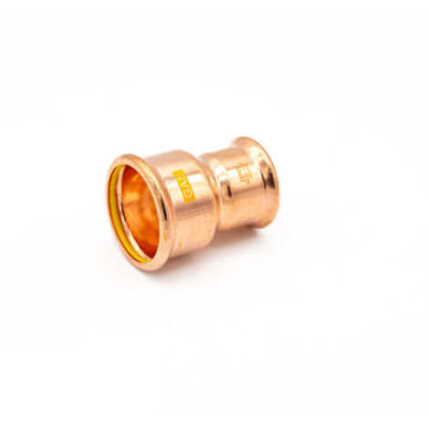 Premium Copper 54x42mm Gas Coupler for Hot Water & Gas Lines