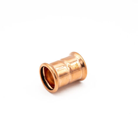 Premium Copper Press Fitting Coupler 42mm - Flameless Install