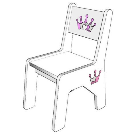 Premium Crown Stuhl – Dekorfarbe wählbar
