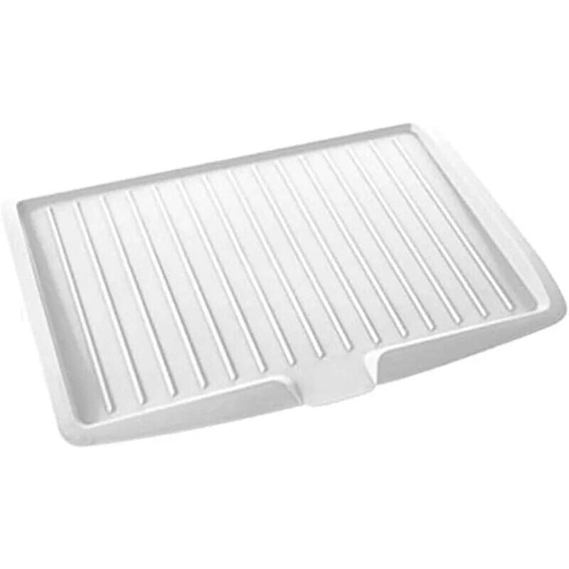 Premium Drip Tray Dish Drainer Mat Plastic Kitchen Dish Draining Rack Dish Drain Board Sink Side Drip Sloping Draining Tray for Pots, Pans, Glass,