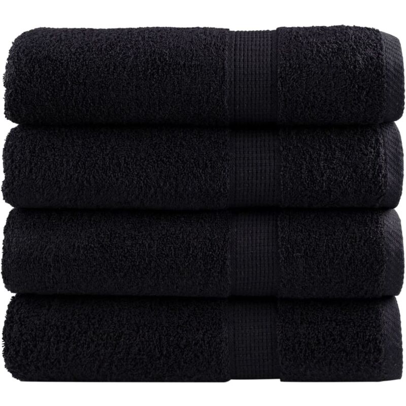 Premium Bath Towels Solund 4 Pcs 100x150 Cm 600 Gsm Vidaxl