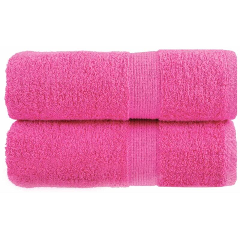 Premium Waschhandtücher Solund 2 Stück Rosa 30x30 Cm 600 G/m² Vidaxl