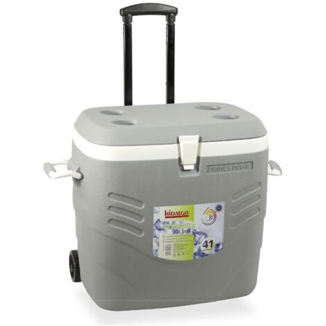 Premium-Hartschalenkühlbox Hidalgo Premium Grau 41 L