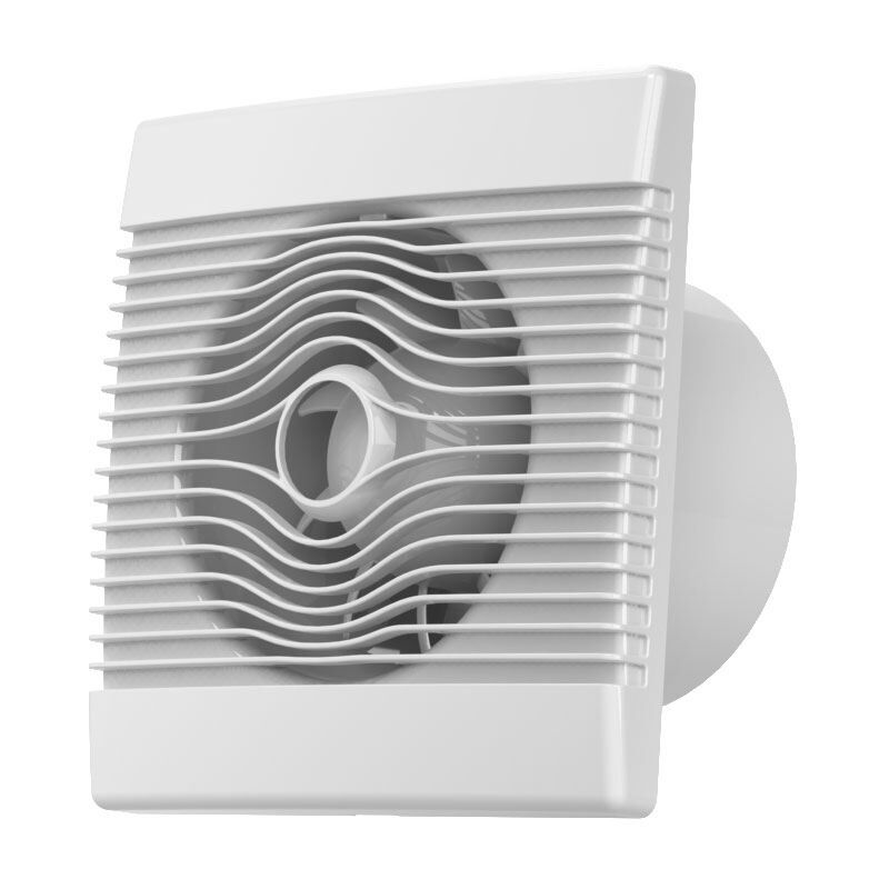 Premium Kitchen Bathroom Wall High Flow Extractor Fan 100mm with Timer