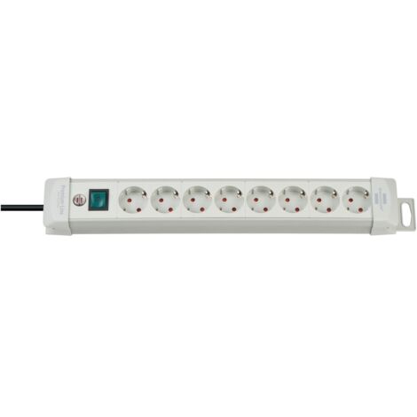 Premium-Line Steckdosenleiste lichtgrau (8 Steckdosen)  BRENNENSTUHL 1955580100
