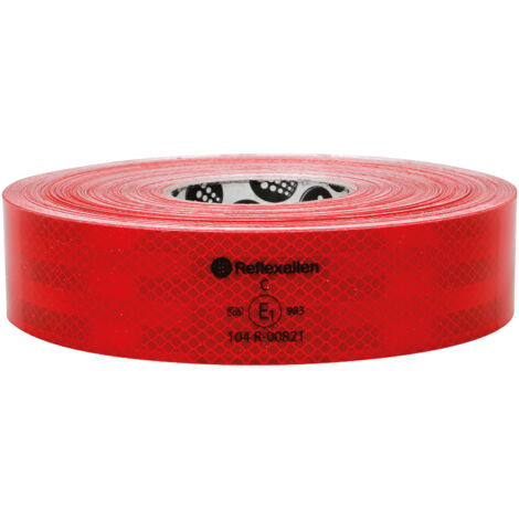 Premium, Nastro Segnaletico Di Sicurezza Per Superfici Rigide - 50 M - Rosso