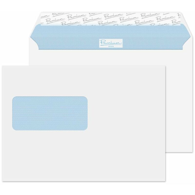 Blake - Pemium Office Wallet Envelope C5 Peel and Seal Window 120gsm Ulta Wh - White