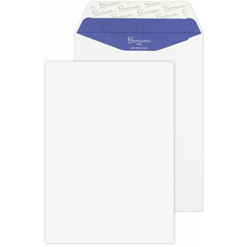Blake - Pemium Pue Pocket Envelope C5 Peel and Seal Plain 120gsm Supe White Wove ( - White