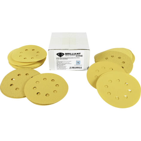 Premium Schleifscheiben-Set für Kunstharzoberflächen 125 mm Klett Schleifscheiben