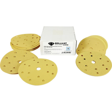 Premium Schleifscheiben-Set für Kunstharzoberflächen 150 mm Klett Schleifscheiben