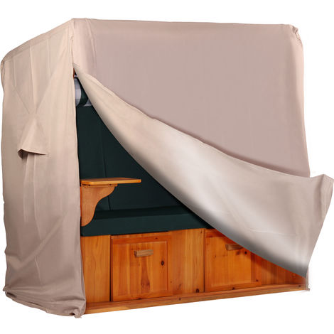 Strandkorb Hanse Premium Schutzhülle beige XL 155x150x85cm ...