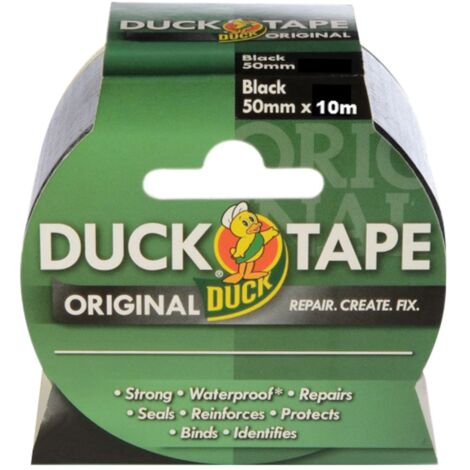 Premium Shurtape Duck Tape® Original, 50mm x 10m, Black - Model SHU260111