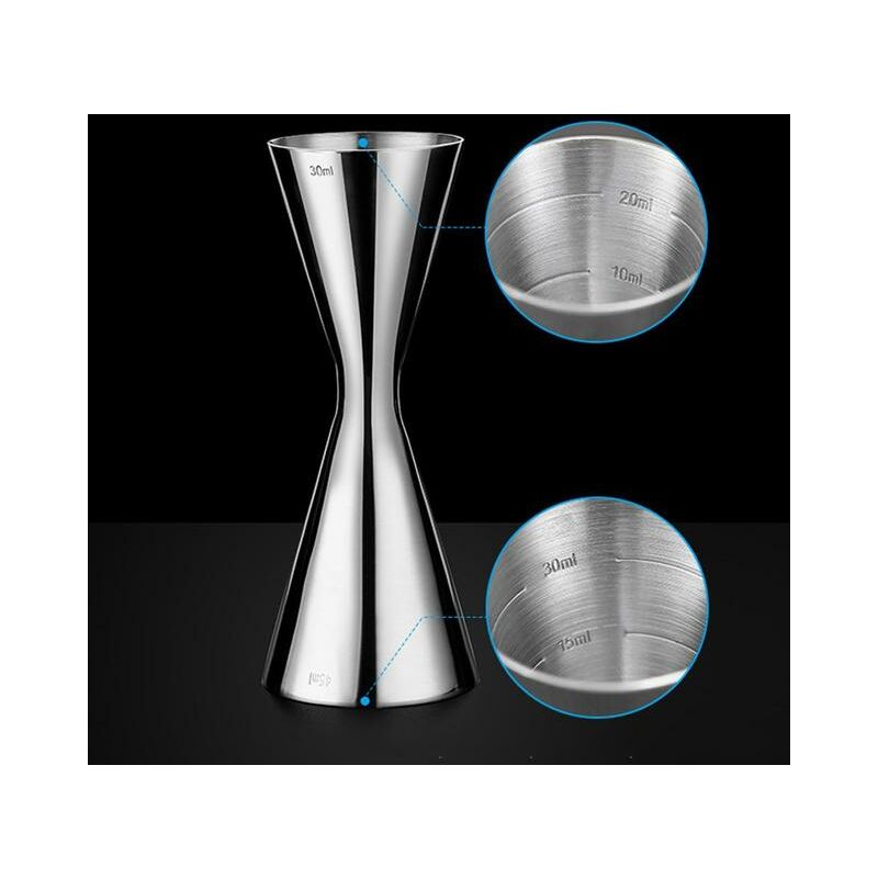 Premium Stainless Steel Bar Measures Jigger Bar
