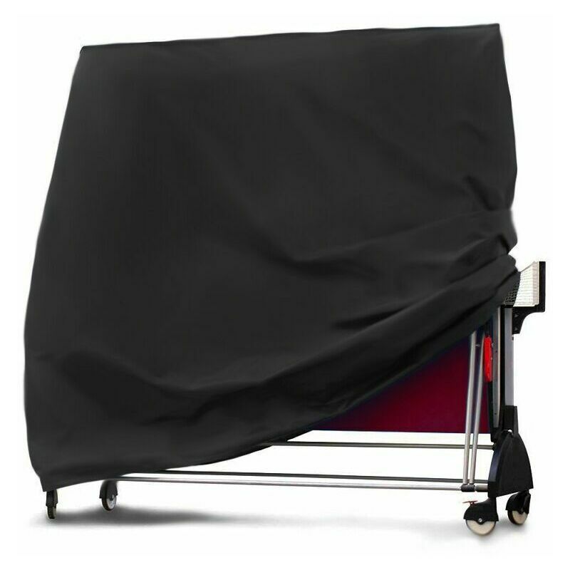 Premium Table Tennis Cover Couverture de Table de ping-Pong imperméable pour Noir intérieur et extérieur