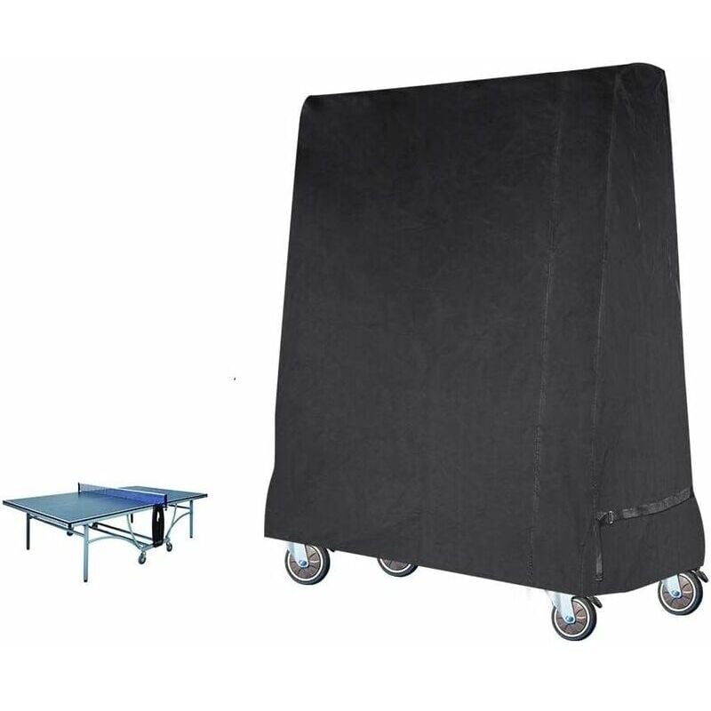 Premium Table Tennis Cover Couverture de Table de ping-Pong imperméable pour Noir intérieur et extérieur - Gabrielle