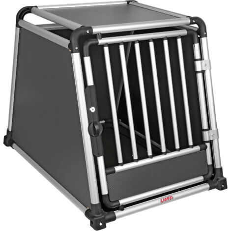 Premium, trasportino in lega di alluminio, specifico per il trasporto di animali in auto - Type 9 - 65 x 92 x H 70 cm
