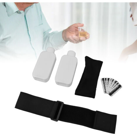 Premium-Urintest-Set – Maximale Kapazität, Tragegurt und Oxford-Beutel, Isoliergel, 2 Flaschen, 10 Temperaturstreifen – Für Tests zu Hause oder unterwegs