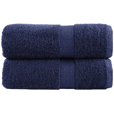 Premium-Waschtücher SOLUND 2 Stk. Marineblau 30x30 cm 600 g/m²