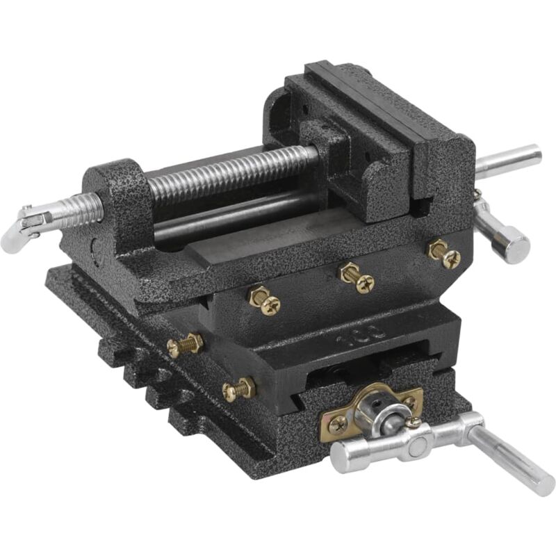 

vidaXL Tornillo de banco manual carro transversal 78 mm