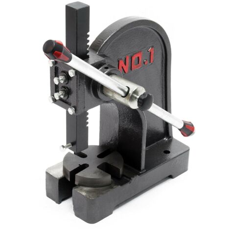 Prensa manual de palanca con cremallera herramienta de taller de hierro fundido 1000 kg 160000575