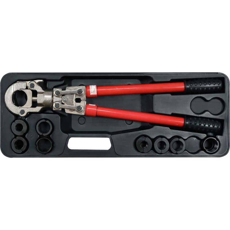 YT-21735 herramienta de engaste manual hidráulica Rojo Acero 360° - Yato