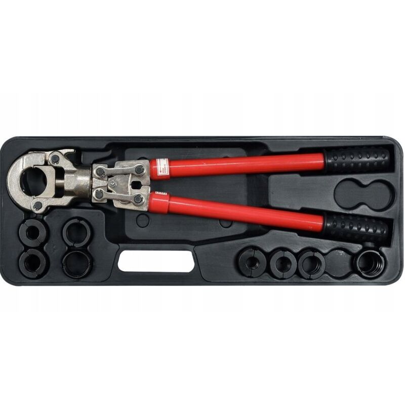 Yato - YT-21735 herramienta de engaste manual hidráulica Rojo Acero 360°