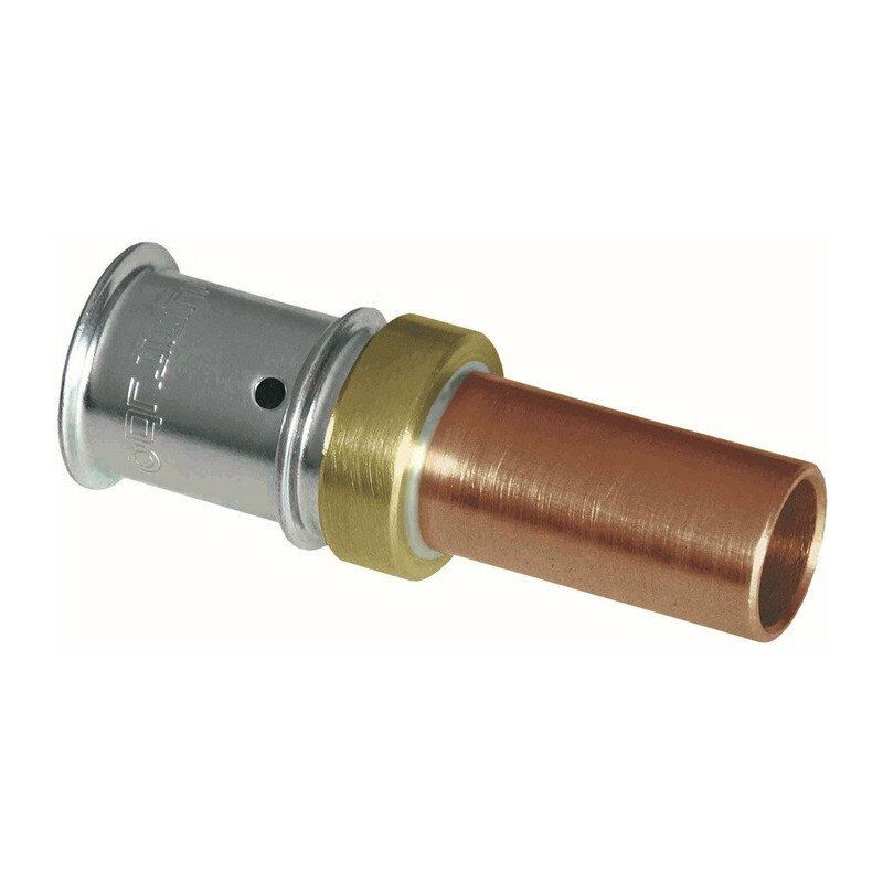 

Prensa transición a cobre / acero inoxidable 25 x 2,5 mm x Cu 22 mm MULTITUBO