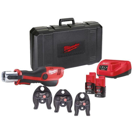 Prensadora hidráulica subcompacta M12 Milwaukee Force Logic HPT-202C U-SET