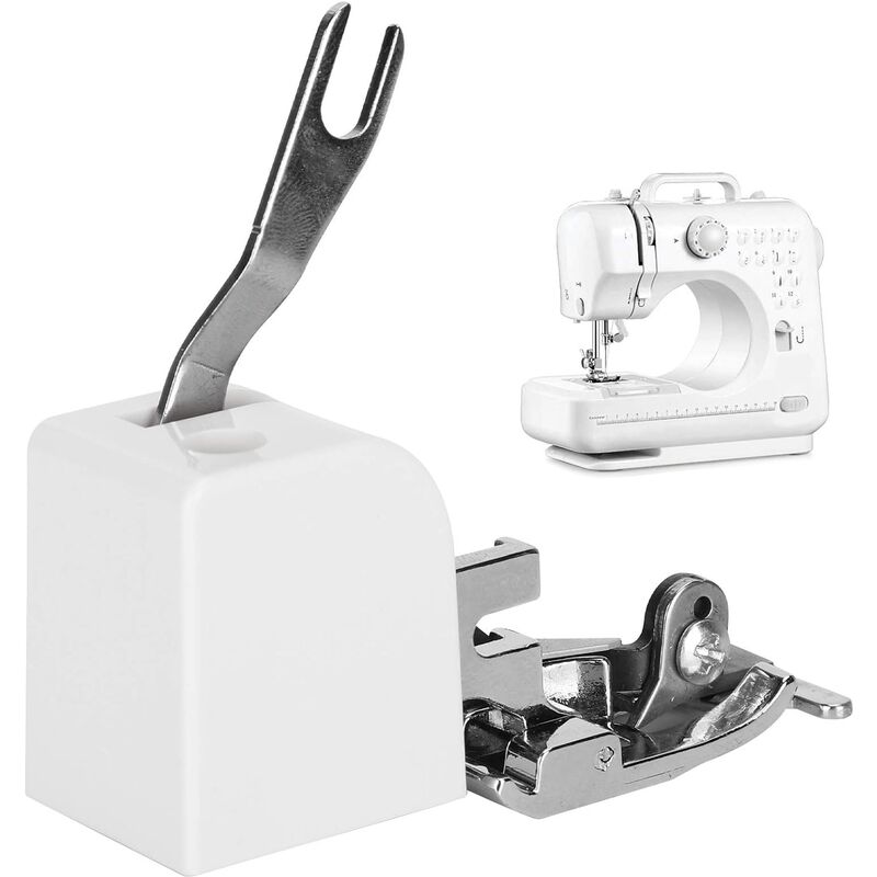 

Prensatelas con cortador lateral para maquina de coser Blanco