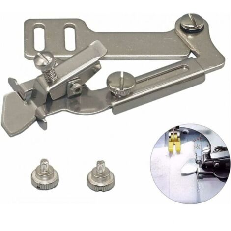 Prensatelas para máquina de coser - Prensatelas para dobladillo - Prensatelas ajustable - Prensatelas de acero inoxidable para máquinas de coser normales