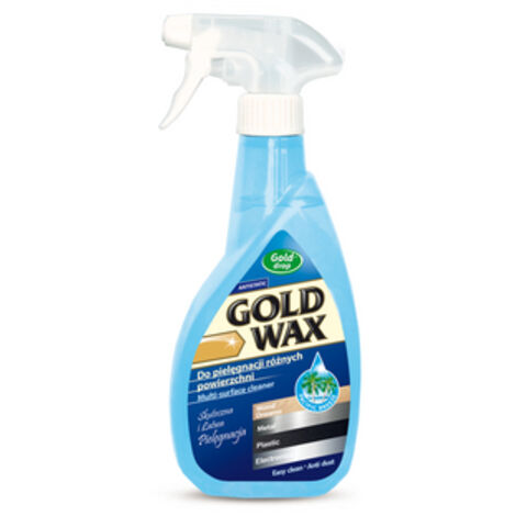 Preparación antiestática Gold Wax para la limpieza y cuidado de diversas superficies 0,4l