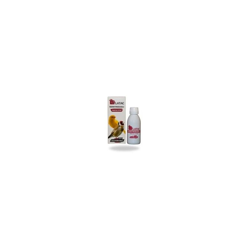 

preparado anti tricomonas LATAC SERITRIECOLI TRIECOLI STOP 150 ml, para aves