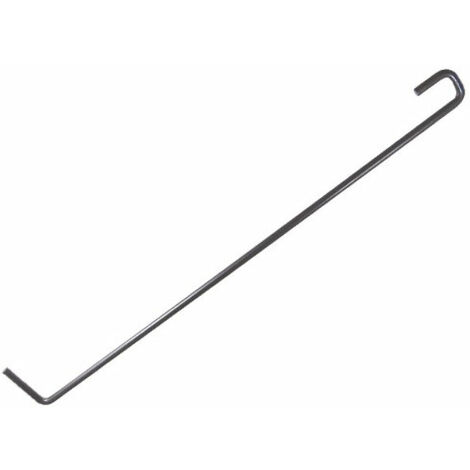 Préparation du fer ronde pour la cheminée