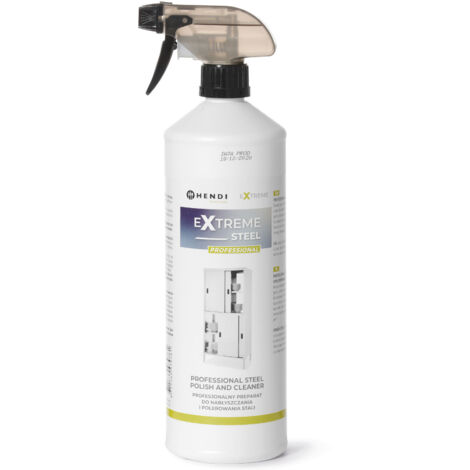 Preparato liquido per lucidare e brillantare l'acciaio inox 1L
