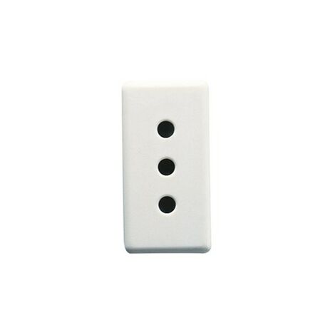 Presa 10A 250V ac 2P+T P11 Bianca - Serie Civili Gewiss System GW20201
