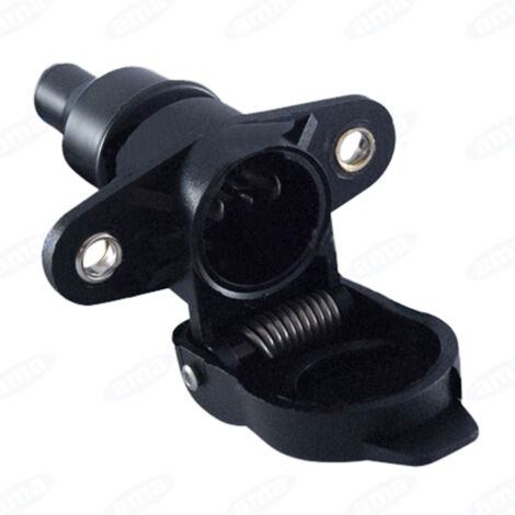 PRESA 2 POLI 6/24 V 5A CON SUPPORTO PER CARRELLO CARAVAN E RIMORCHIO (30134)