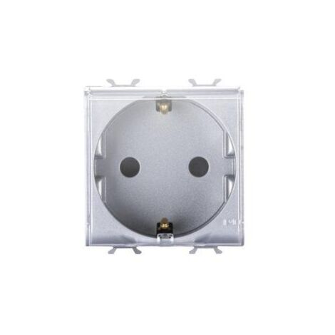 PRESA 2M 2P+T 16A ST.TED. CON COPERCHIO GEWISS GW14242