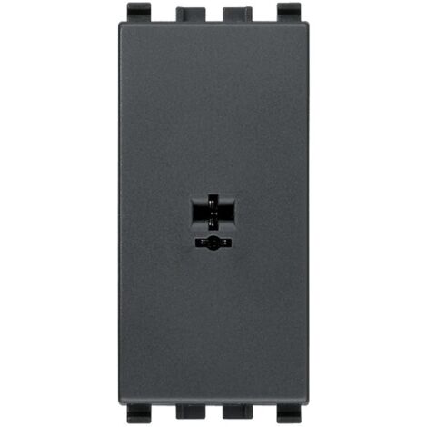 Presa 2P Punto-Linea A Saldare Grigio ( VIMAR cod. 20334 )